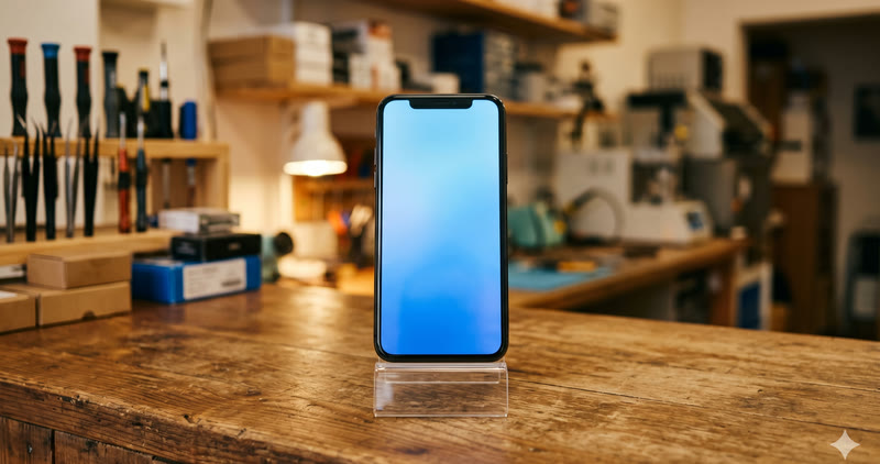 Επισκευασμένη συσκευή έτοιμη προς παράδοση στο iCrash TECH